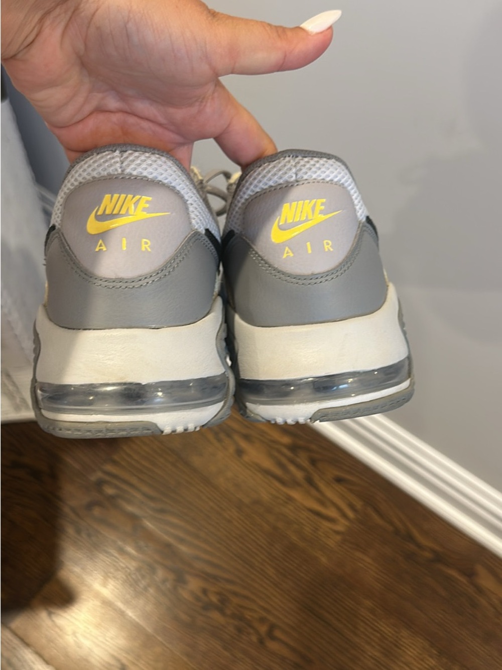 Nike Grey, White and Black Air Max Sneakers - Picture 2 of 4